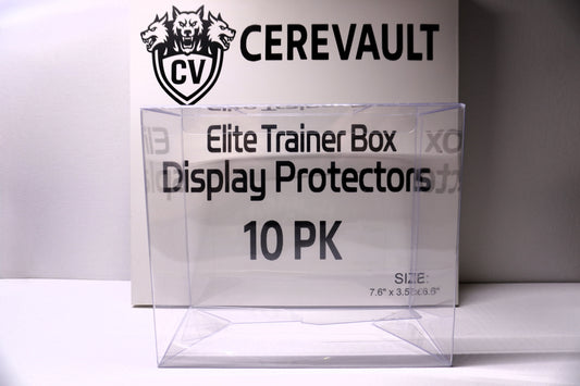 PET Plastic Pokémon Elite Trainer Box Protector - 10 Cases