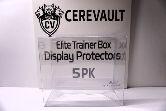 PET Plastic Pokémon Elite Trainer Box Protector - 5 Cases