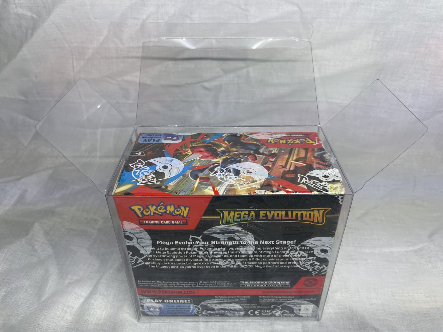 PET Plastic Pokémon Booster Box Protector - 10 Cases